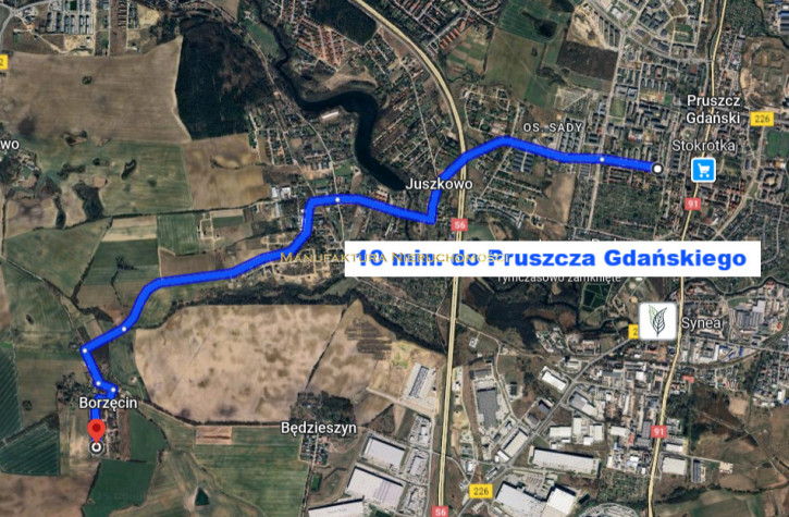 Działka Sprzedaż Borzęcin 5
