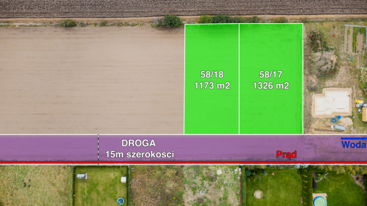 Działka Sprzedaż Suchy Dąb Wiślana 4